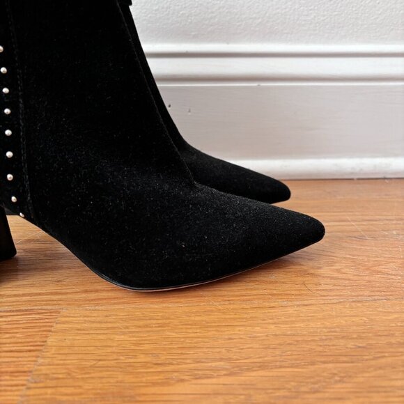 Paige Celia Studded Leather Ankle Booties - Picture 3 of 9
